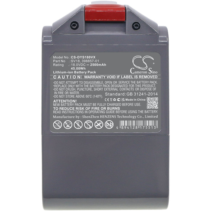 Dyson SV18 Battery Replacement for Vacuum