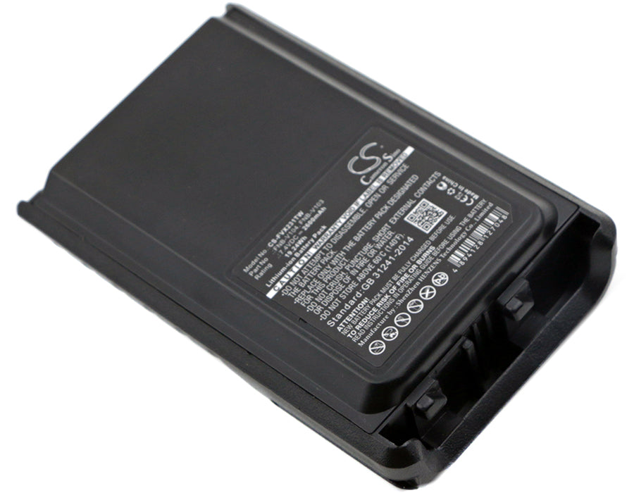 Vertex FNB-V104LI Battery Replacement (2600mAh) Two Way Radio - 2 Way
