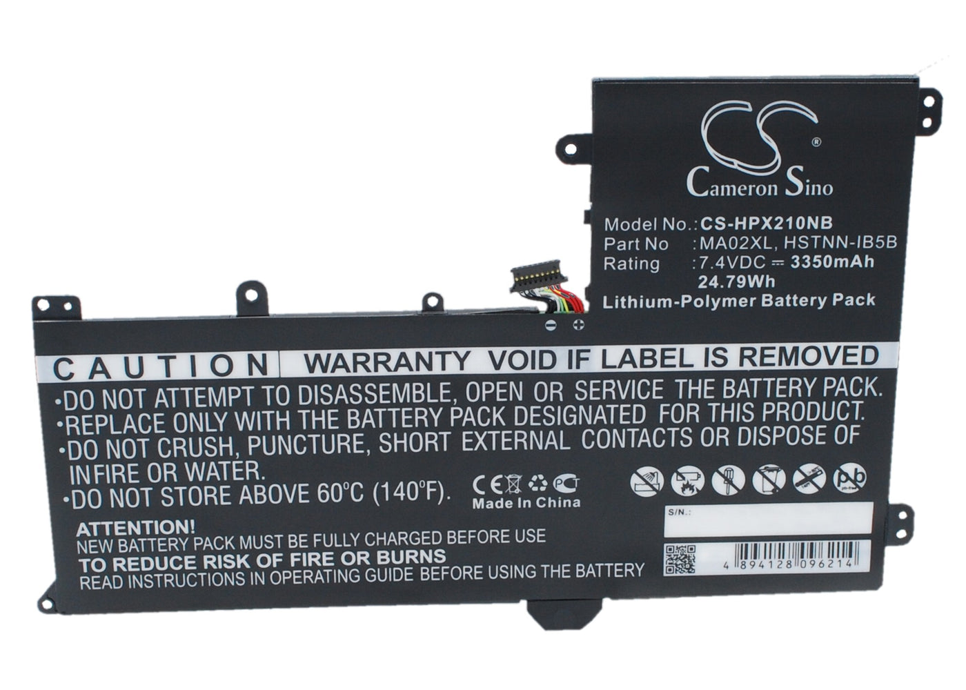 CS-HPX210NB Cameron Sino Battery