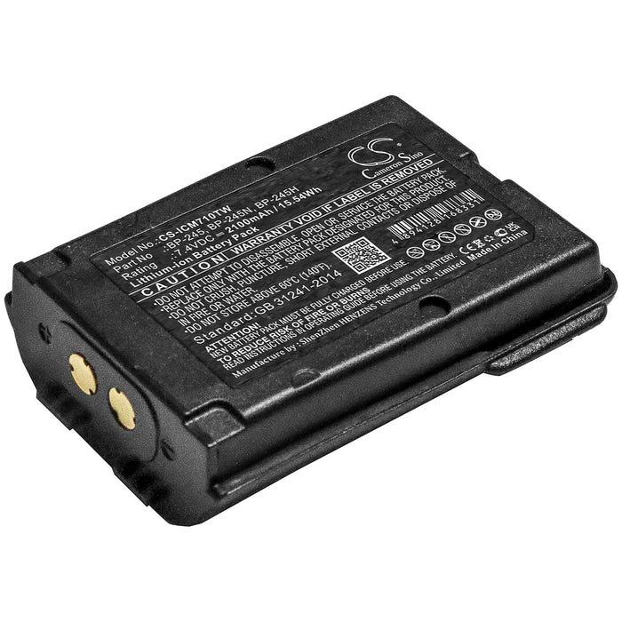 Icom BP-245N Battery for Two Way Radio - 2 Way