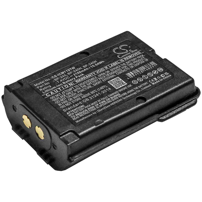 Icom BP-245H Battery for Two Way Radio - 2 Way