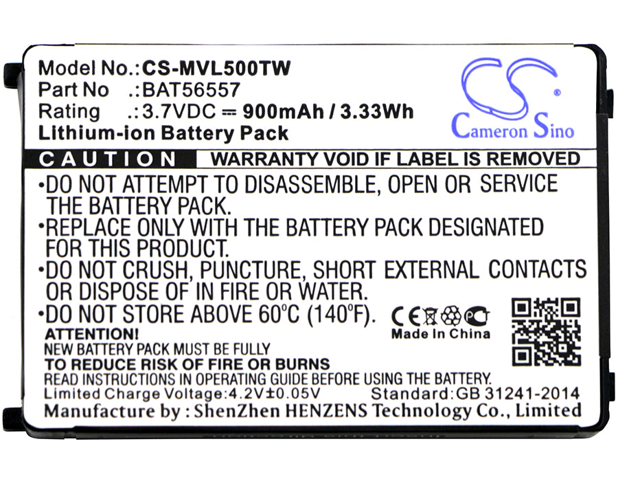 CS-MVL500TW Cameron Sino Battery