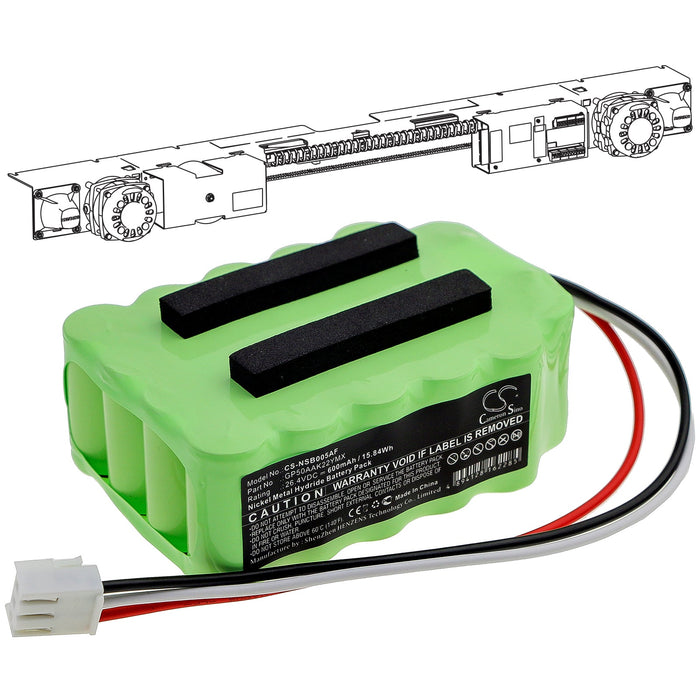 MANUSA GP50AAK22YMX Battery for Automatic Doors